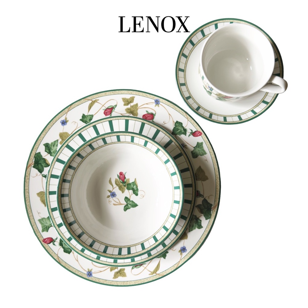 Lenox • Five Piece Place Setting • Summer Terrace Collection • EUC